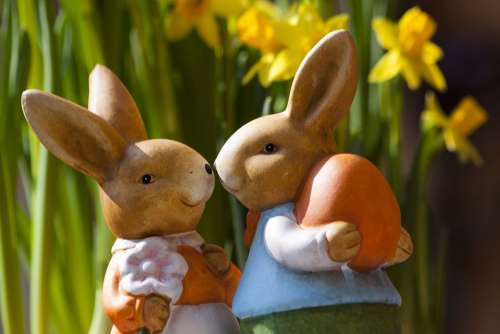 Easter Bunny Easter Rabbit Bunny Couple