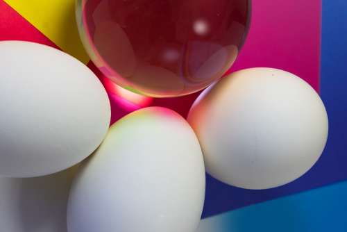 Egg Easter Glass Ball Colorful Ball Magic