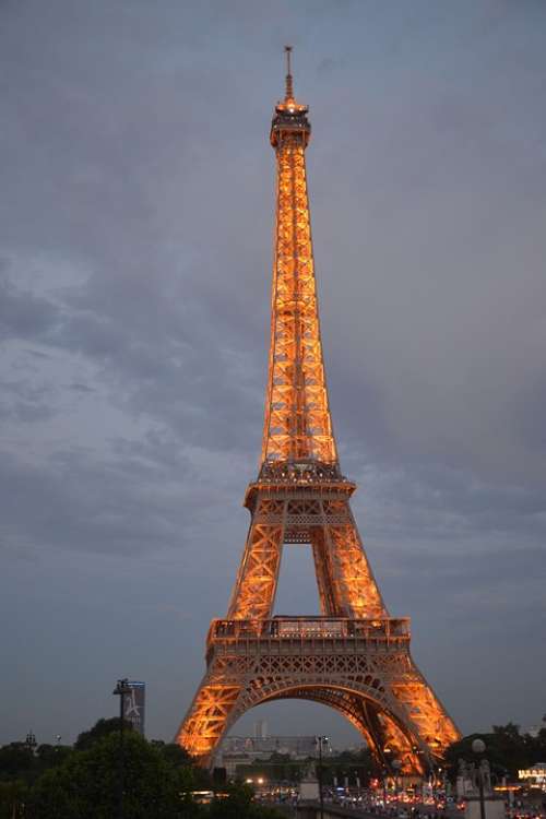 Eiffel Tower Paris France Landmark Tourist