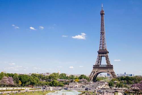 Eiffel Tower Paris France Landmark Historic Europe