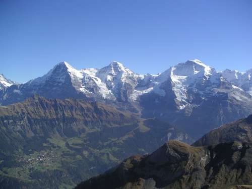 Eiger Monk Virgin Mountains Grindelwald