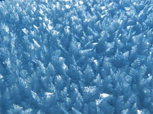 Eiskristalle Ice Winter Hardest Crystals