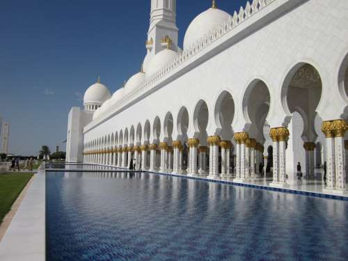 Emirates Mosque Abu Dhabi Sheikh Zayid Mosque