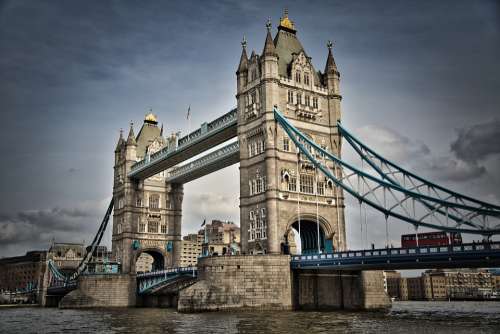 England Tower Bridge London Architecture Famous Uk