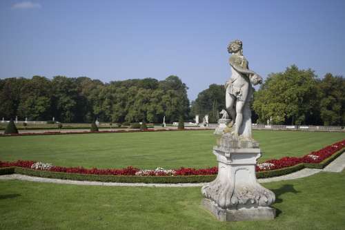 English Garden Münsterland Landscaped Garden Castle