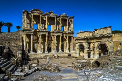 Ephesus Turkey Library Architecture Building