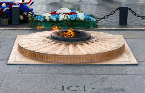 Eternal Flame Arc De Triomphe Paris France Landmark