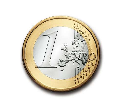 Euro 1 Coin Currency Europe Money Wealth