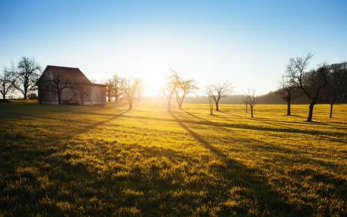 Farm Shed Cabin Shack Countryside Nature Quiet