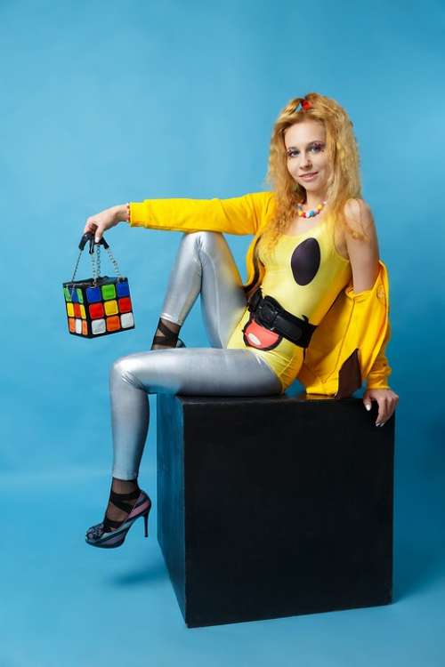 Fashion Of The 80S The 80S Style 80S Rubik'S Cube