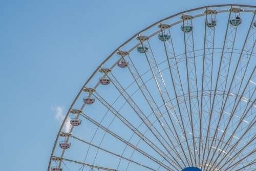 Ferris Wheel Fair Folk Festival Year Market Ride
