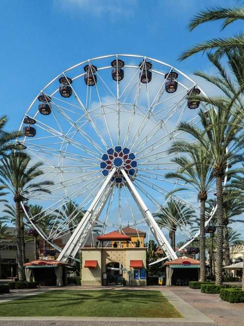 Ferris Wheel Giant Wheel Park Amusement Fun Sky