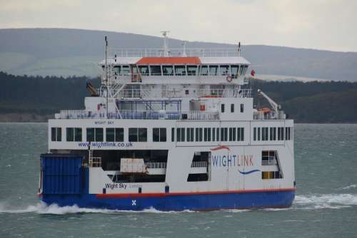 Ferry Sea Ship Water Wight