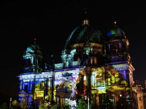 Festival Of Lights Berlin Cathedral Berlin Capital
