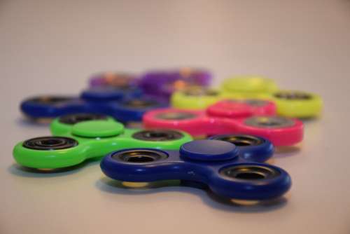 Fidget Spinner Rotate Spinning Child'S Play Stress