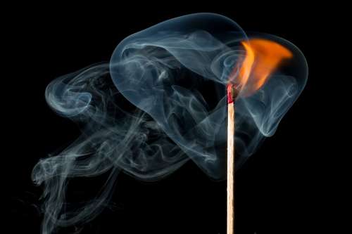 Fire Smoke Match Burn Ignition Flame Sticks