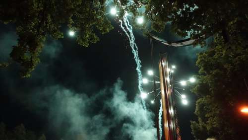 Fireworks Rocket Sylvester Tracer