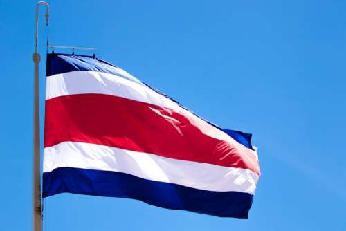 Flag Costa Rica Symbol Flags National