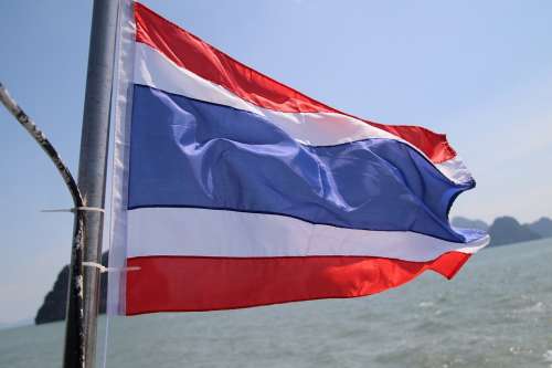Flag Thailand Asia Nation Patriotism