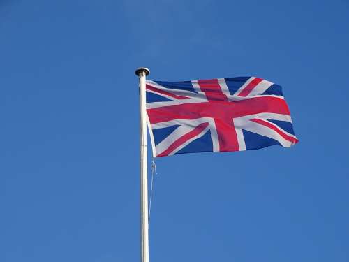 Flag United Kingdom Blow Flutter