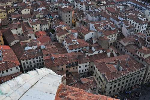 Florence Tuscany Architecture Duomo City Roofs