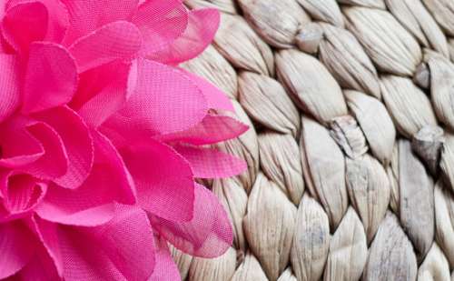 Flower Artificial Pink Textile Petals Flora Bloom