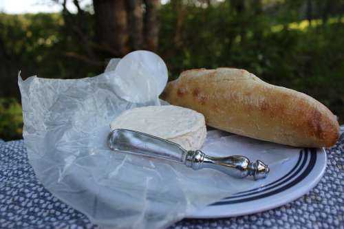 Food Picnic Bread Cheese Romance Simple Baguette