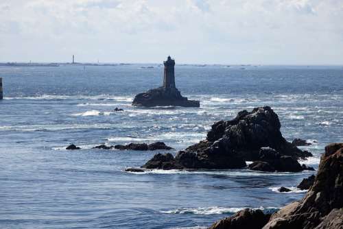 France Brittany Sea Coast Lighthouse