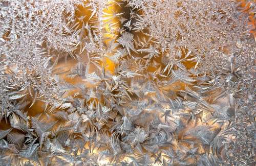Frost Autumn Window Cold Ice November Fall Icy