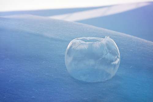 Frozen Bubble Bubble Ice Frosted Frosty Frost