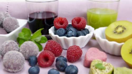 Fruit Fruits Raspberries Diet Healthy Dessert
