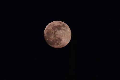 Full Moon Night Luna Night Sky