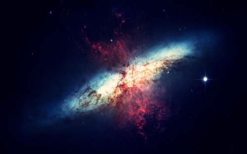 Galaxy Space Universe Night Sky Sky Fog Star