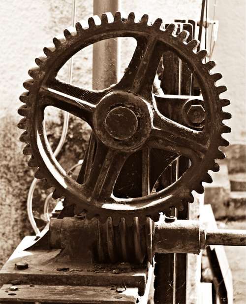 Gear Mechanics Wheels Transmission Gears