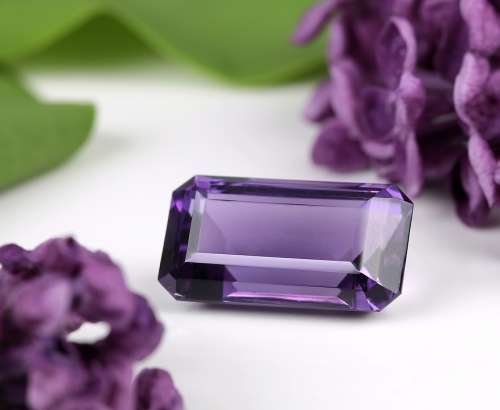 Gem Octagon Purple