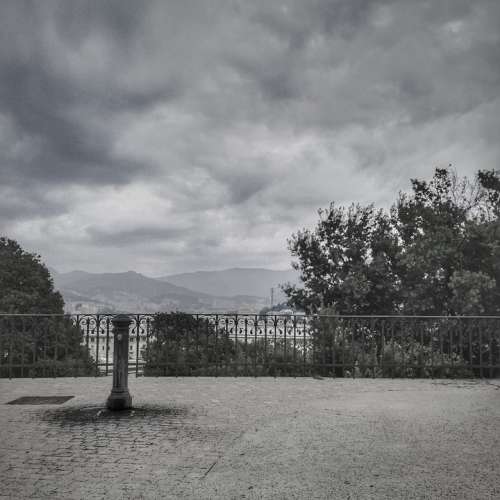 Genoa Landscape Clouds Piazza Italy City Tourism