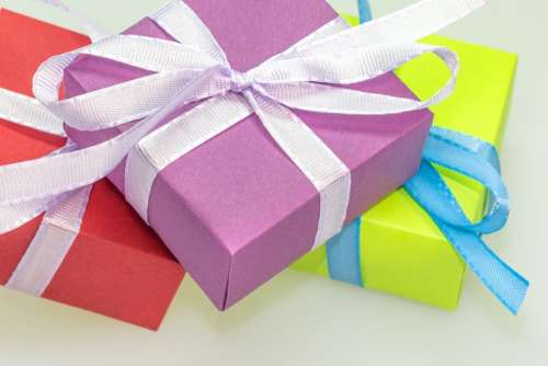 Gift Packages Made Loop Packet Loop Christmas