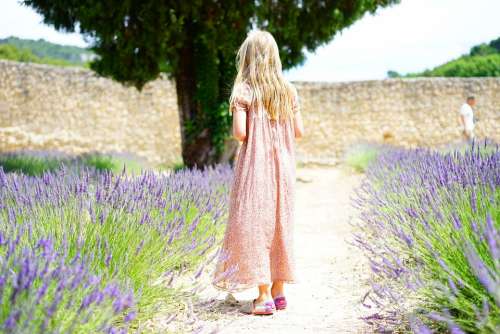 Girl Person Child Summer Dress Summer Idyll