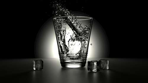 Glass Water Fresh Pour Liquid Refreshing Splash