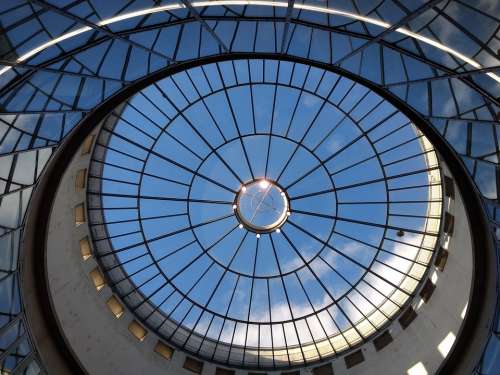 Glass Glass Dome Architecture Building Window Sky