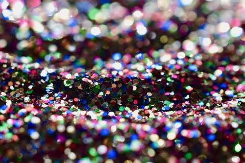 Glitter Waves Shines Color Wallpaper Blur Macro