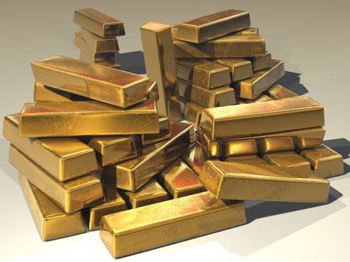 Gold Ingots Golden Treasure Bullion Precious