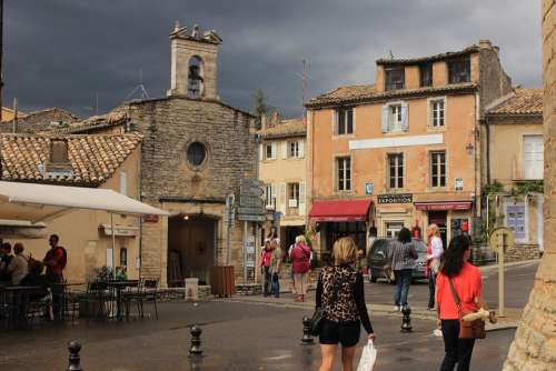 Gordes Market Square Provence France