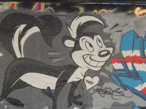 Graffiti Street Art Squirrel Cartoon City London