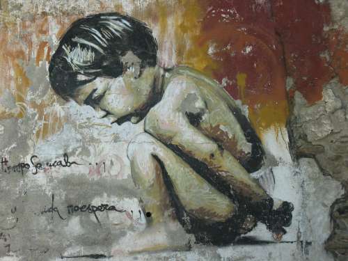 Graffiti Little Boy Granada Art