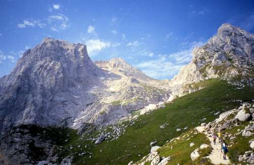 Gran Sasso Mountains Hiking Trail Italy