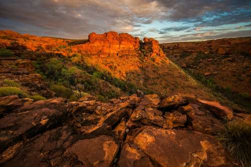 Grand Canyon Sunset Canyon Grand Park Landscape