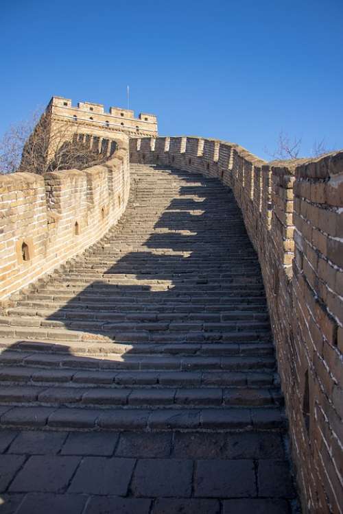 Great Wall China Wall Landmark Building