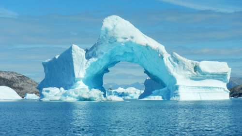 Greenland Iceberg Fjord Sermilik Ice Arctic