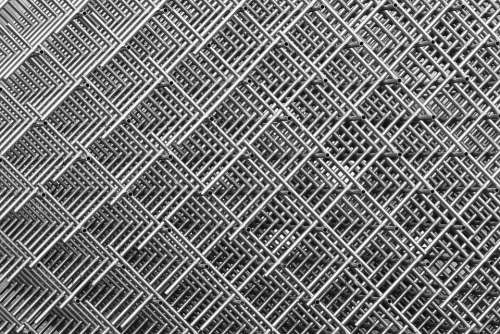 Grid Wire Mesh Stainless Rods Rods Raster Metal